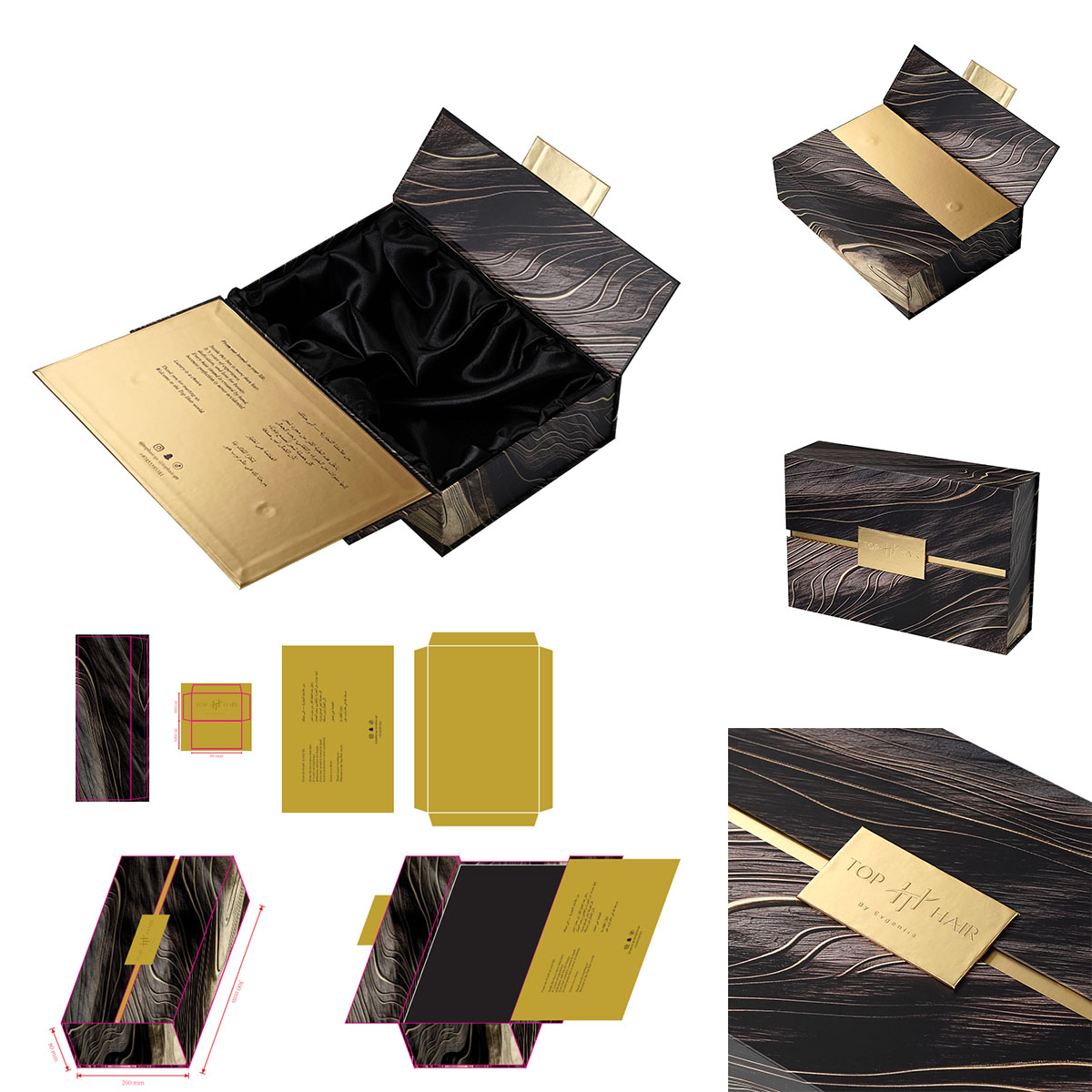 Double-Door Opening Magnetic Box